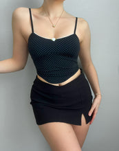 Polka Dot Top (Black)