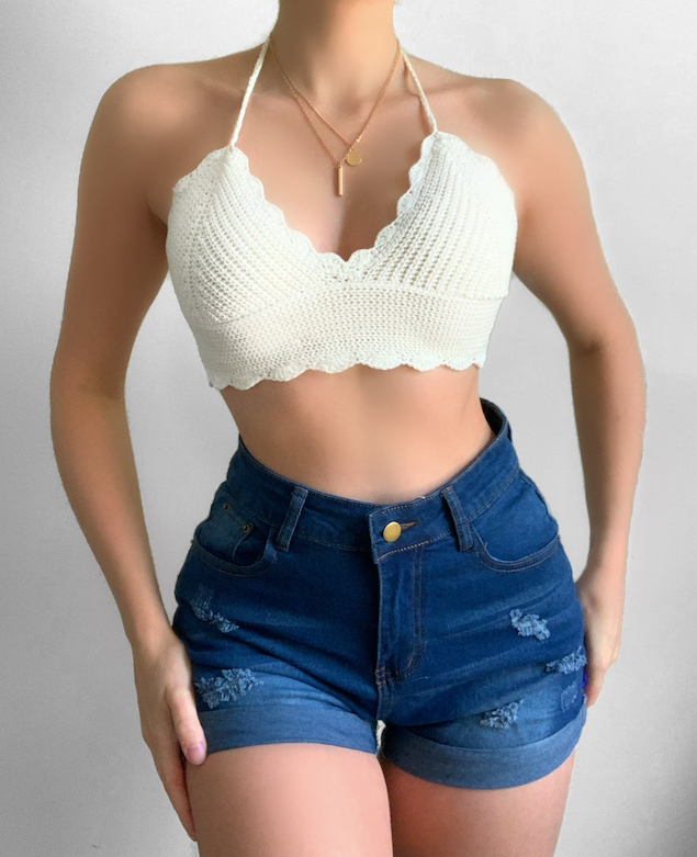 Aileen Knit Top (White)
